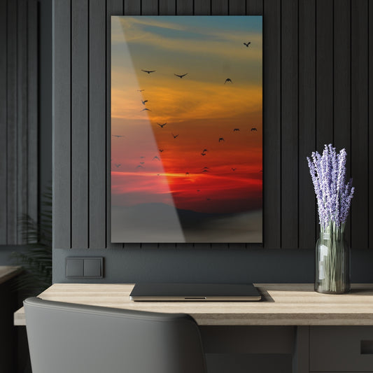 Elegant Sunset Premium Acrylic Wall Art