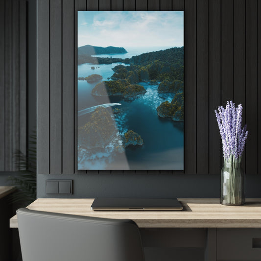 Blue Late Premium Acrylic Wall Art