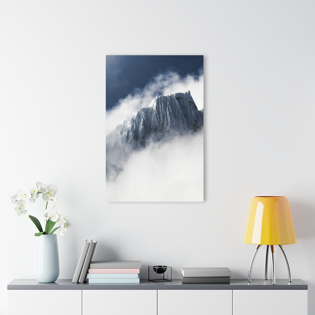 Cloudy Mount Premium Acrylic Wall Art