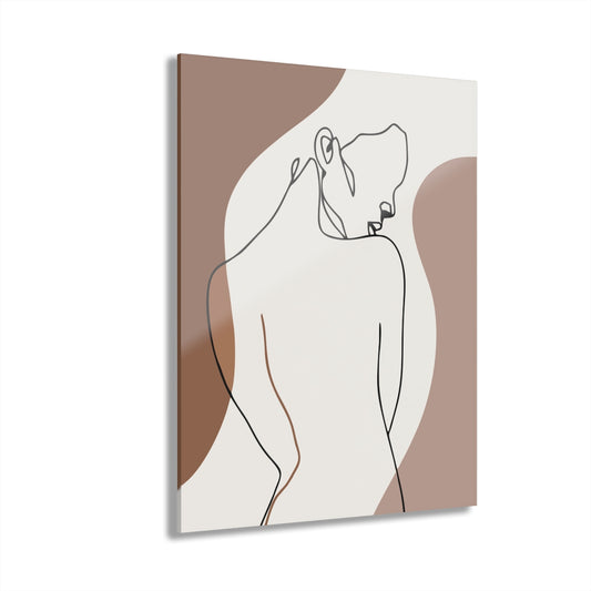 Brown Boho 3 Set Premium Acrylic Wall Art