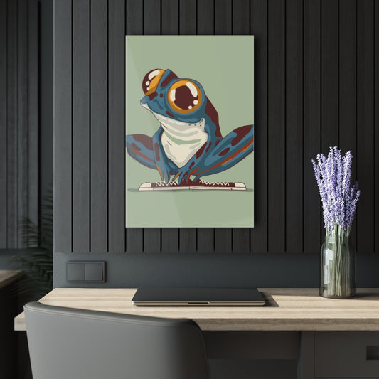 Frog Guy Premium Acrylic Wall Art