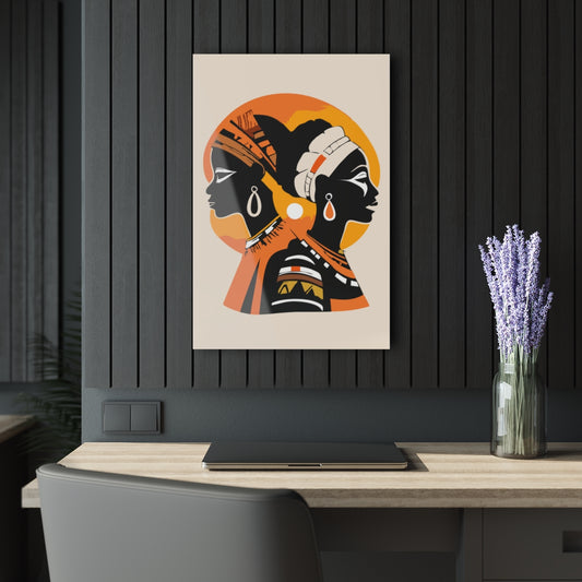 Black Skin Premium Acrylic Wall Art