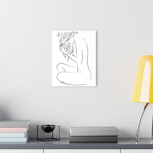 0911 Line Art Premium Acrylic Wall Art