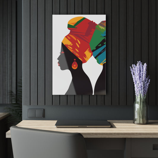 Black Woman Premium Acrylic Wall Art
