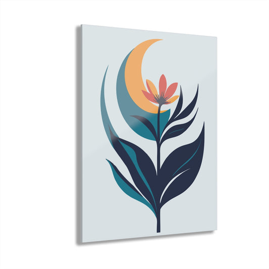 Fire Flower 3 Set Premium Acrylic Wall Art