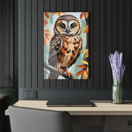 Owl Bird Premium Acrylic Wall Art