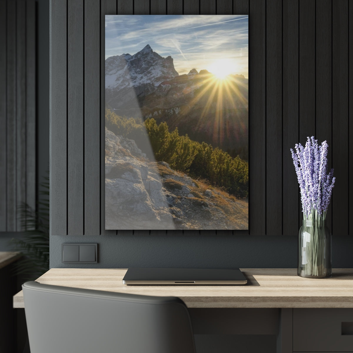 Sun Ray Premium Acrylic Wall Art