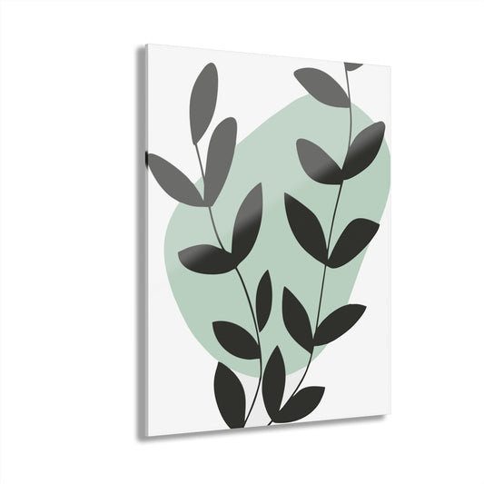 Green Boho 3 Set Premium Acrylic Wall Art