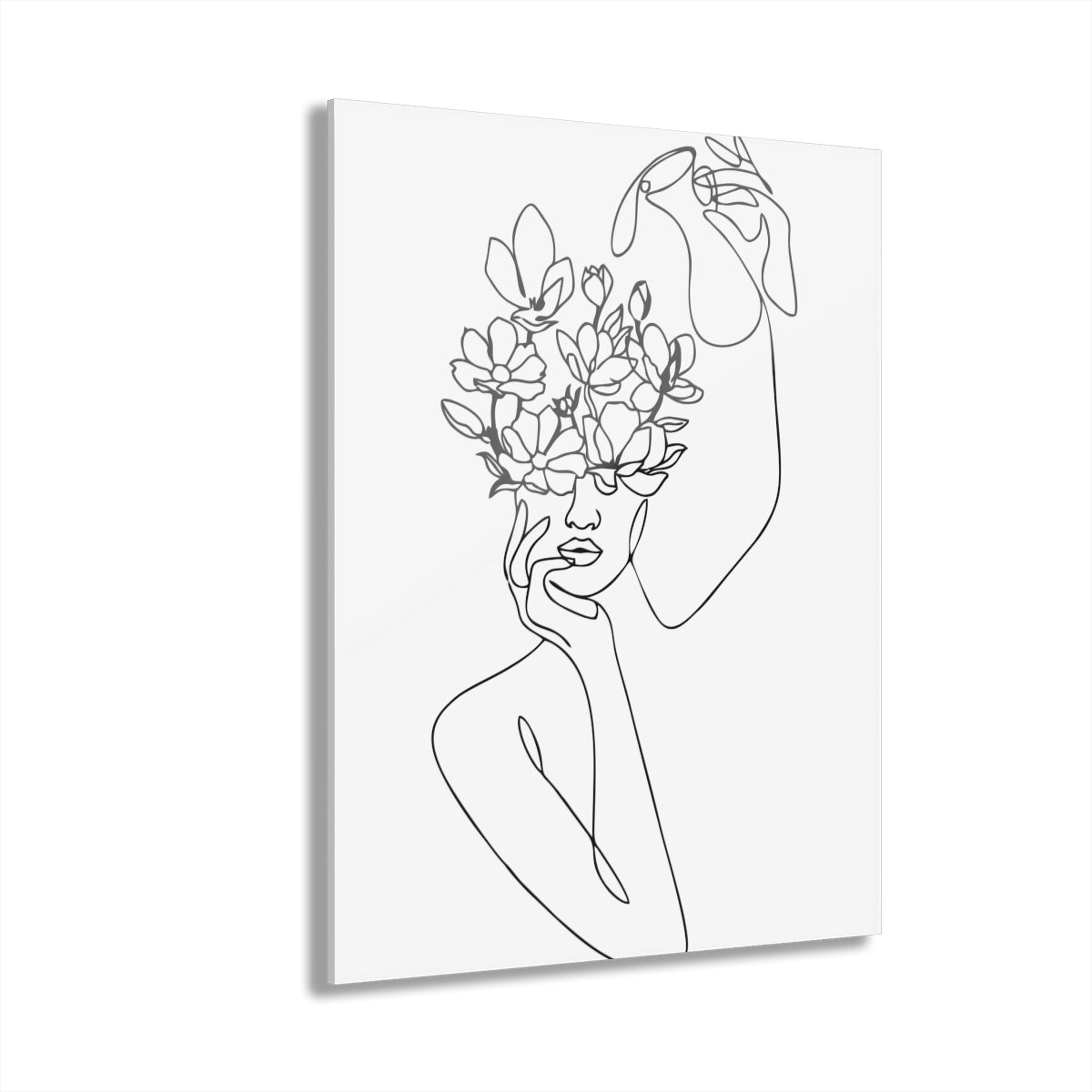 0123 Line Art Premium Acrylic Wall Art