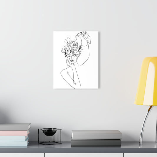 0123 Line Art Premium Acrylic Wall Art