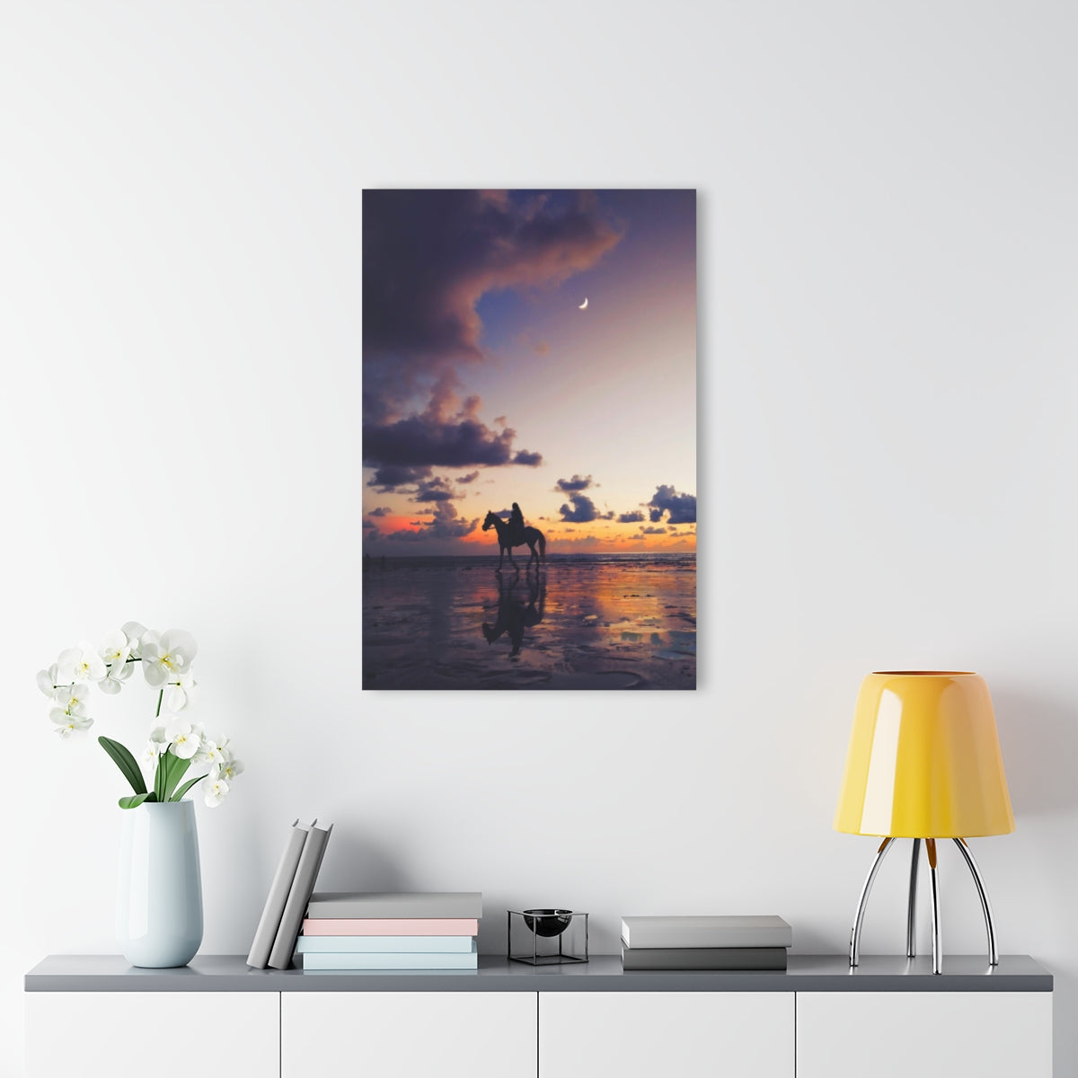Rider On Horse Premium Acrylic Wall Art