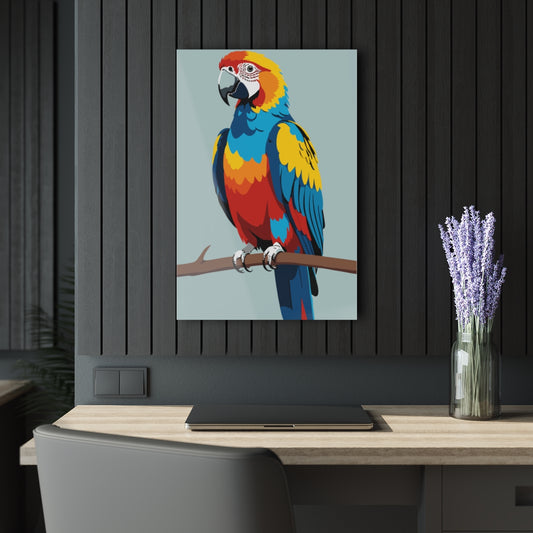 Talking Bird Premium Acrylic Wall Art
