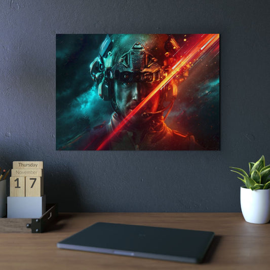 Warfare 4K Aluminium Composite Wall Art