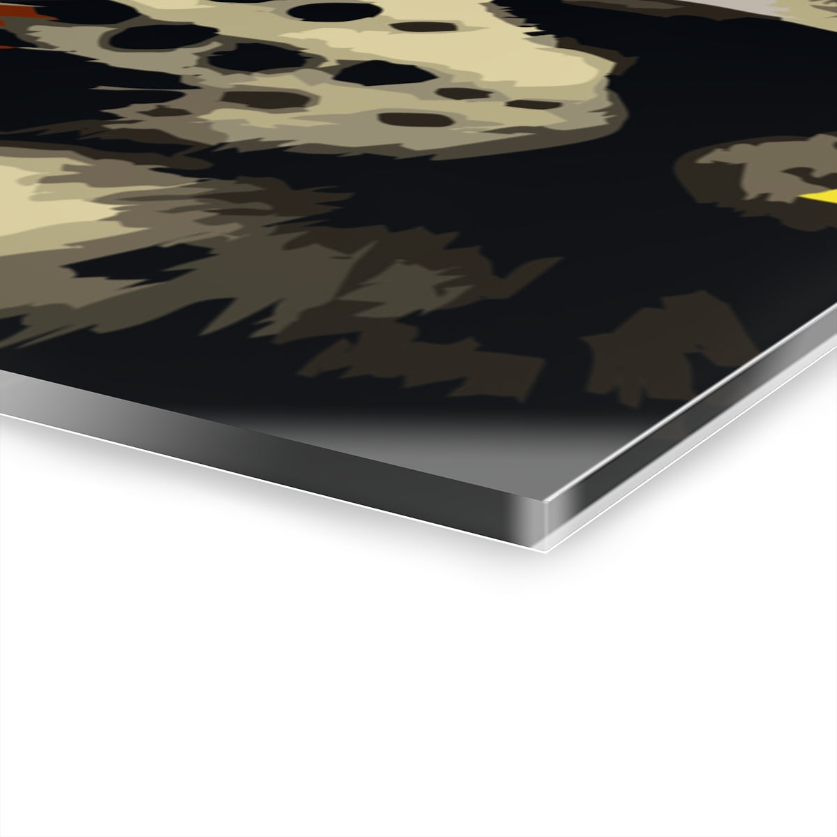 Fiery Tiger Premium Acrylic Wall Art