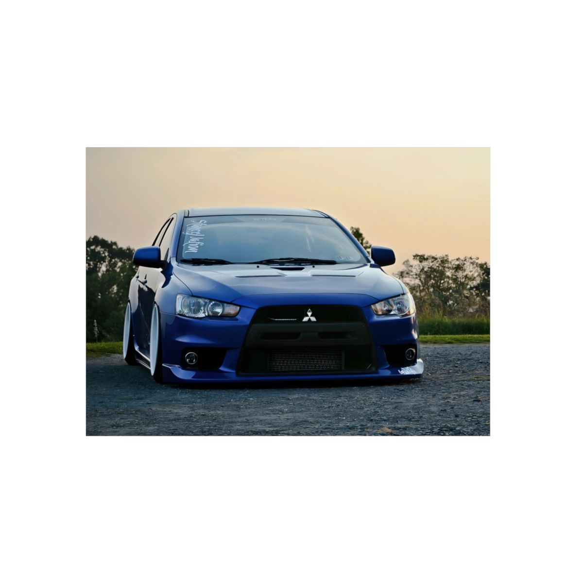 Mitsubishi 4K Aluminium Composite Wall Art
