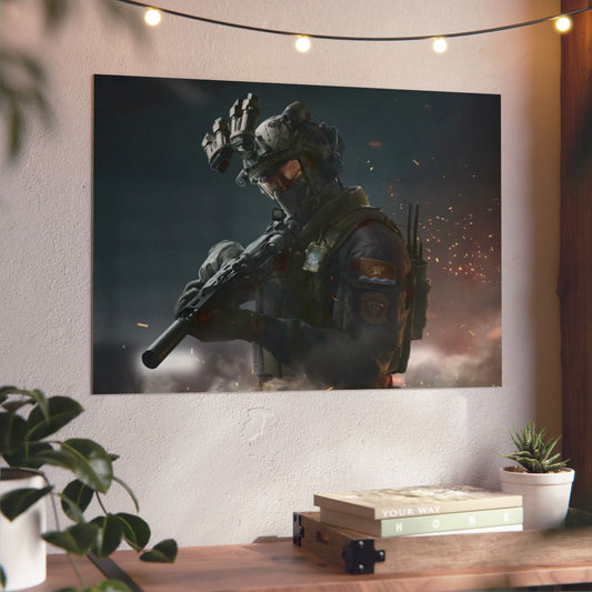Call Of Duty 4K Aluminium Composite Wall Art