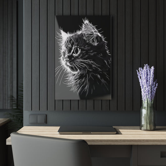 Dark Kitty Premium Acrylic Wall Art