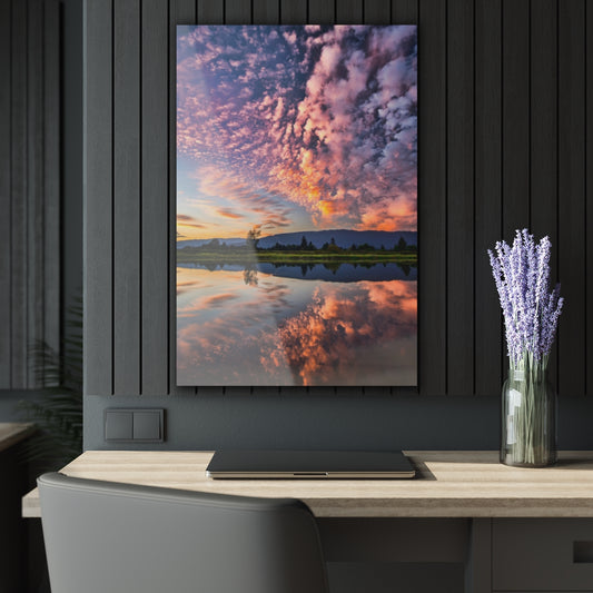 Summer Lake Premium Acrylic Wall Art