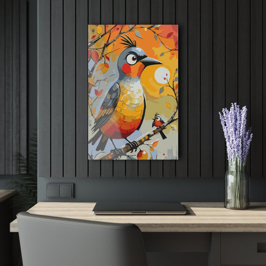 Morning Bird Premium Acrylic Wall Art