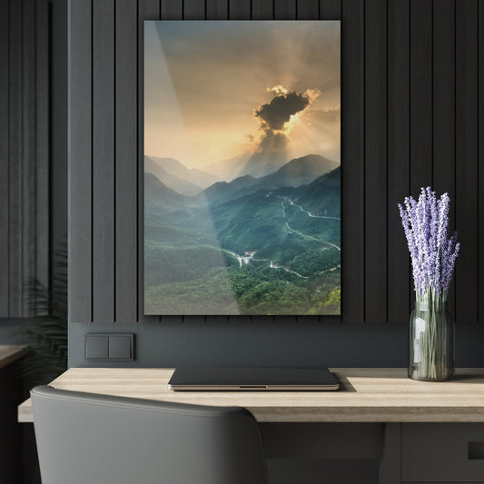 Behind Cloud Premium Acrylic Wall Art