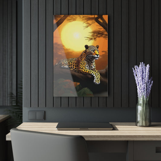 Leopard Premium Acrylic Wall Art