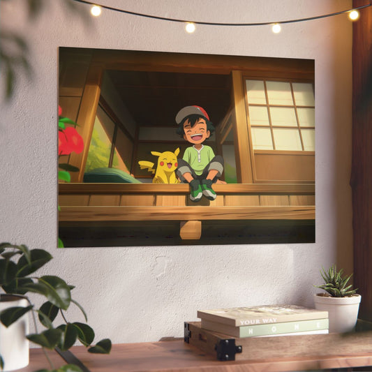 Ash Ketchum 4K Aluminium Composite Wall Art