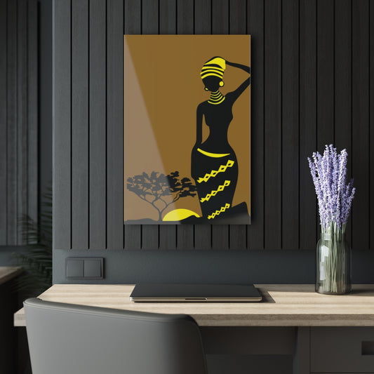 African Shape Premium Acrylic Wall Art