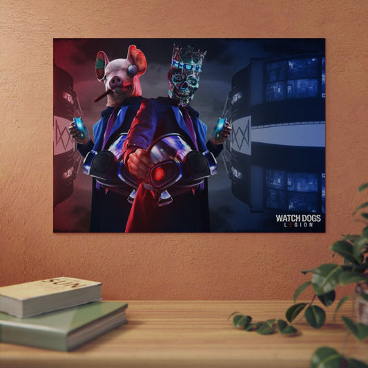 Watch Dogs 4K Aluminium Composite Wall Art