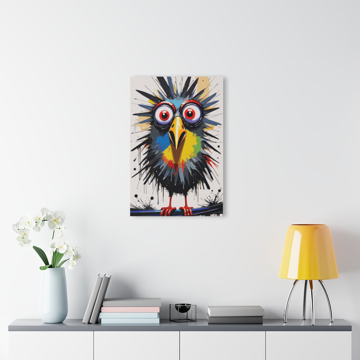 Shocked Bird Premium Acrylic Wall Art
