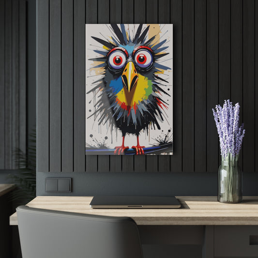 Shocked Bird Premium Acrylic Wall Art
