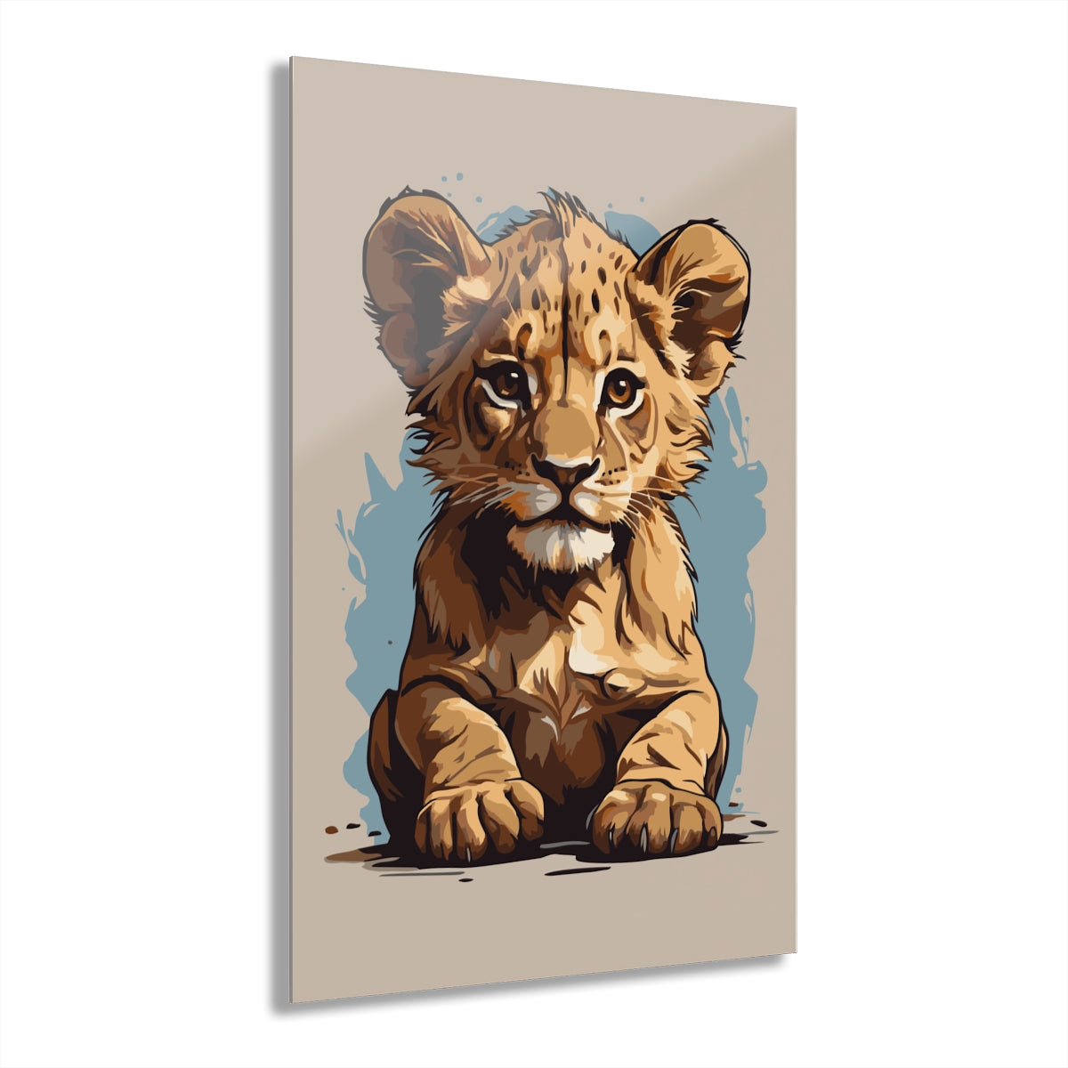 Baby Cub Premium Acrylic Wall Art