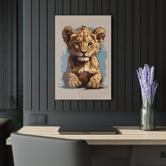 Baby Cub Premium Acrylic Wall Art