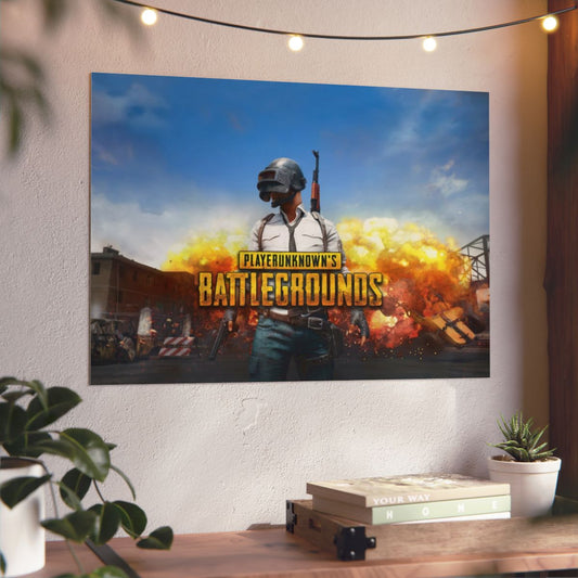 Play PUBG 4K Aluminium Composite Wall Art