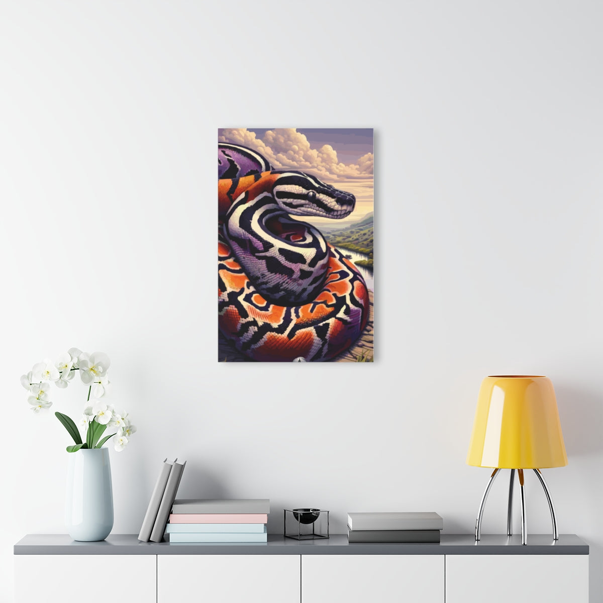 Relaxed Snake Premium Acrylic Wall Art