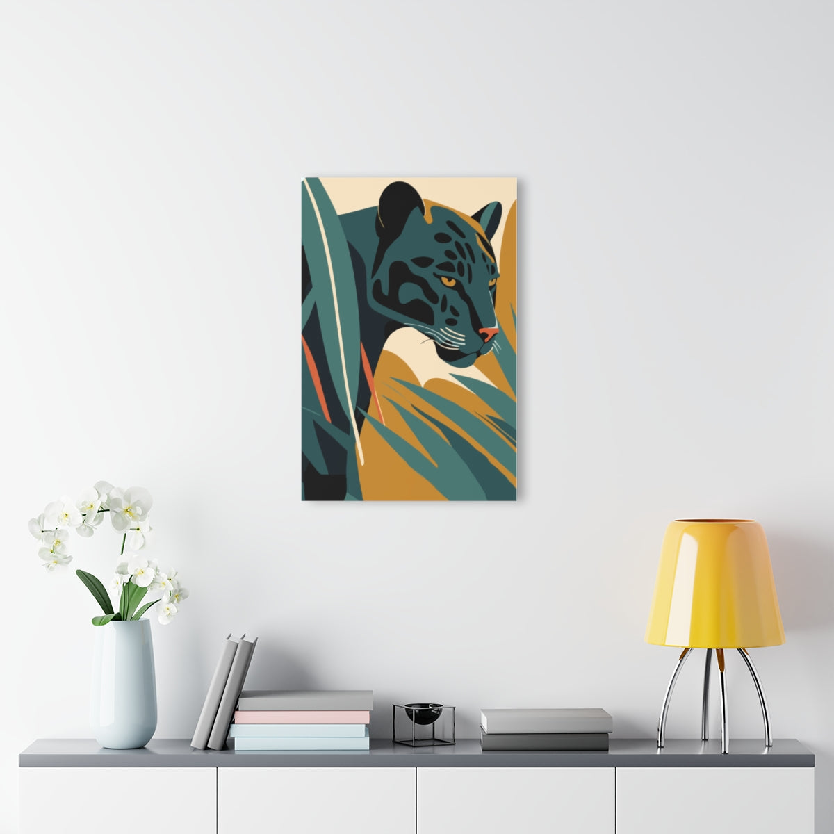 Panther Drawn Premium Acrylic Wall Art