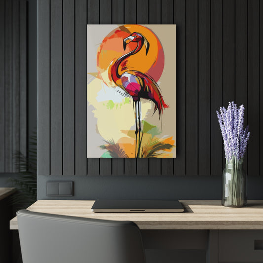 Flamingo Premium Acrylic Wall Art
