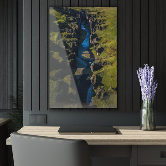 Narrow River Premium Acrylic Wall Art