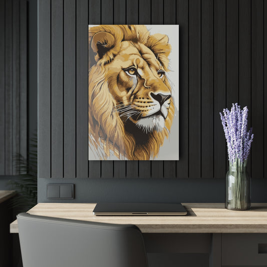 Jungle King Premium Acrylic Wall Art