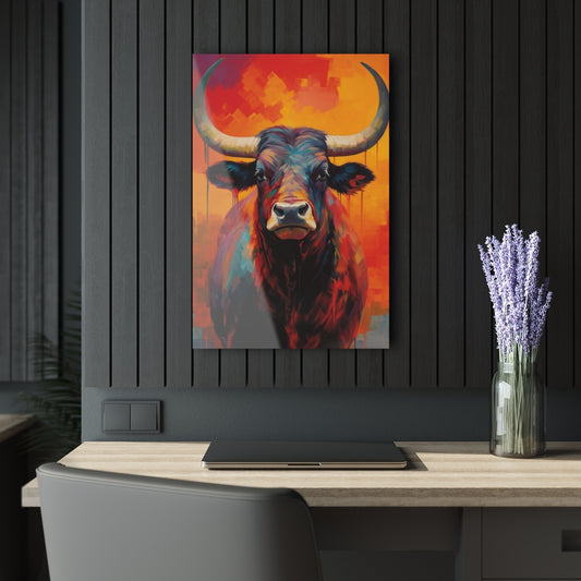 Red Cow Premium Acrylic Wall Art