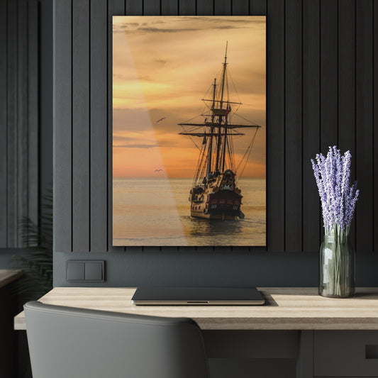 Ship Premium Acrylic Wall Art