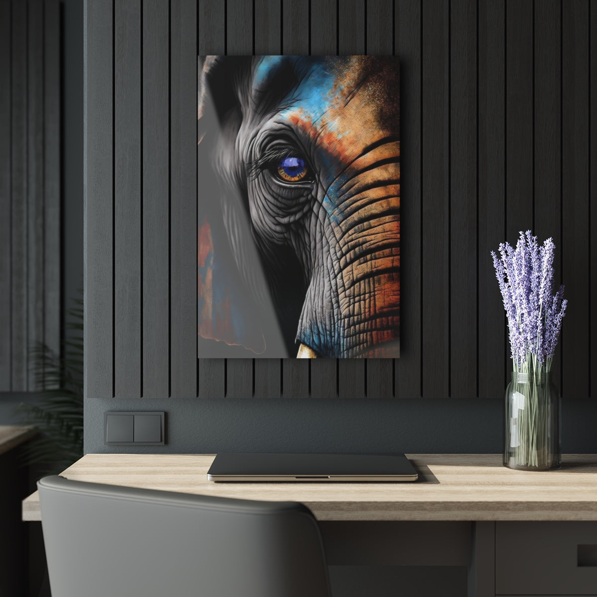 Elephant Eye Premium Acrylic Wall Art