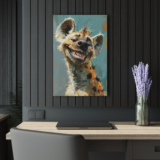 Laugh Hyena Premium Acrylic Wall Art