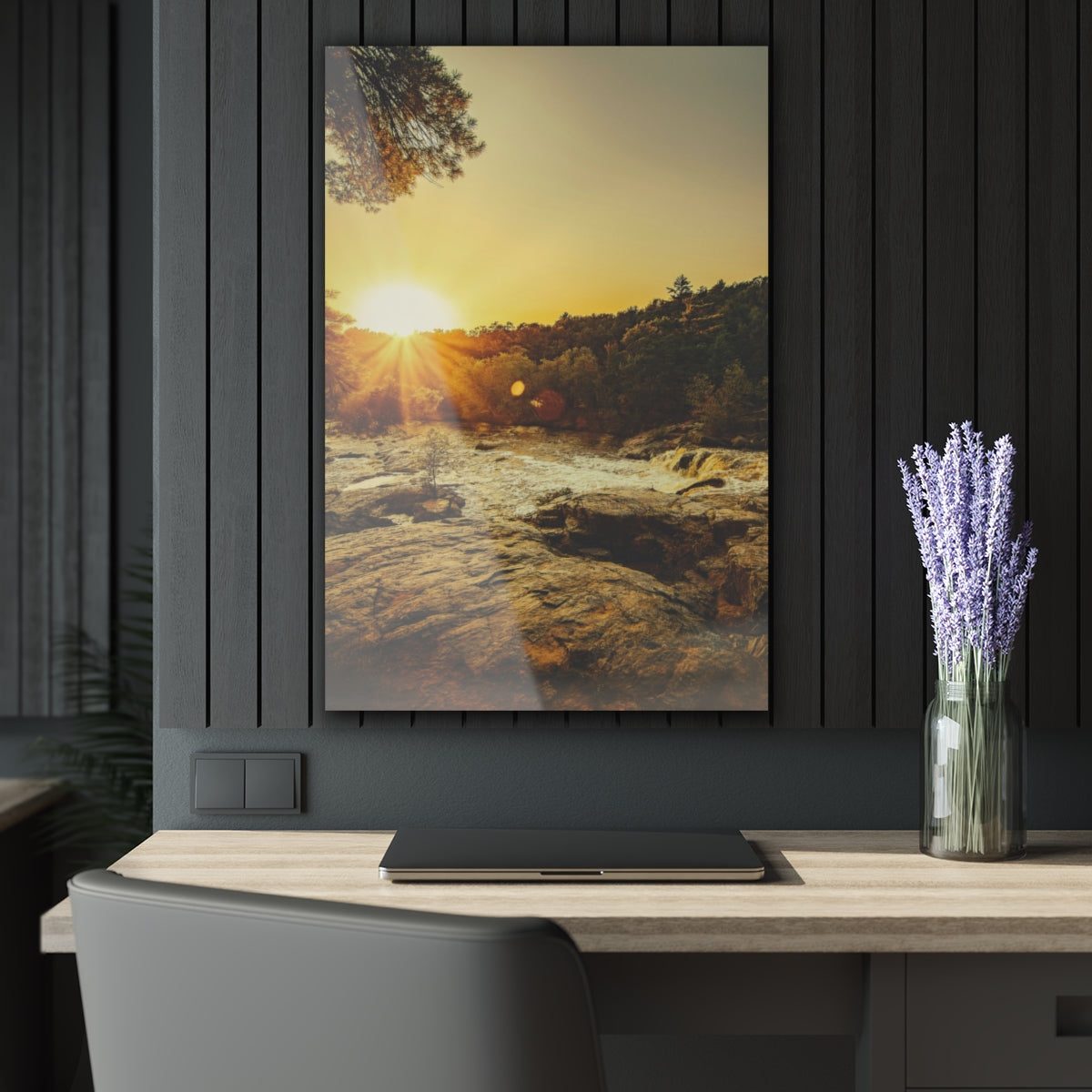 North Sunset Premium Acrylic Wall Art