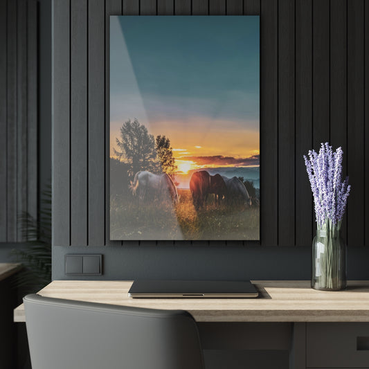 West Sunset Premium Acrylic Wall Art