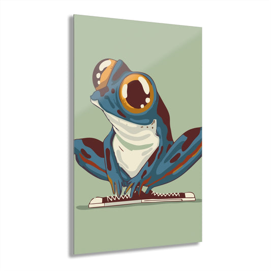 Frog Guy Premium Acrylic Wall Art