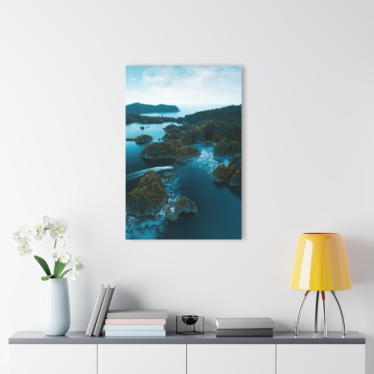 Blue Late Premium Acrylic Wall Art