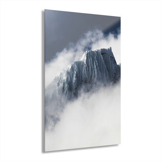 Cloudy Mount Premium Acrylic Wall Art