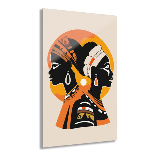 Black Skin Premium Acrylic Wall Art