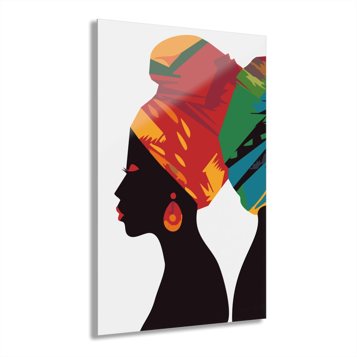 Black Woman Premium Acrylic Wall Art