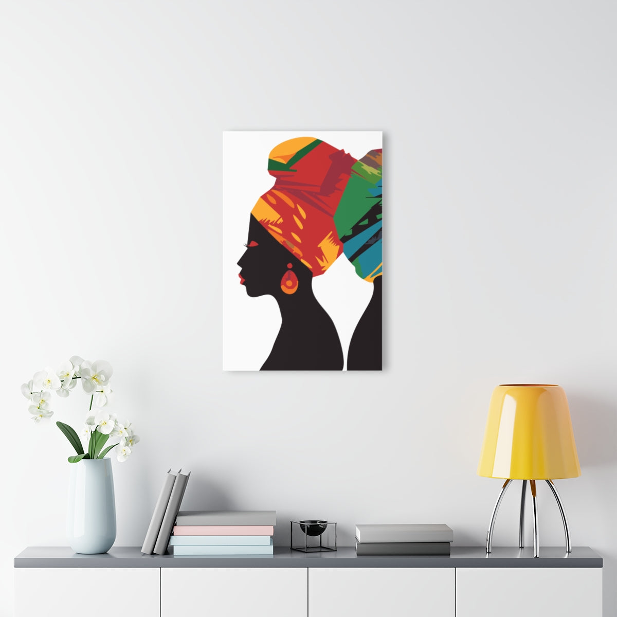Black Woman Premium Acrylic Wall Art